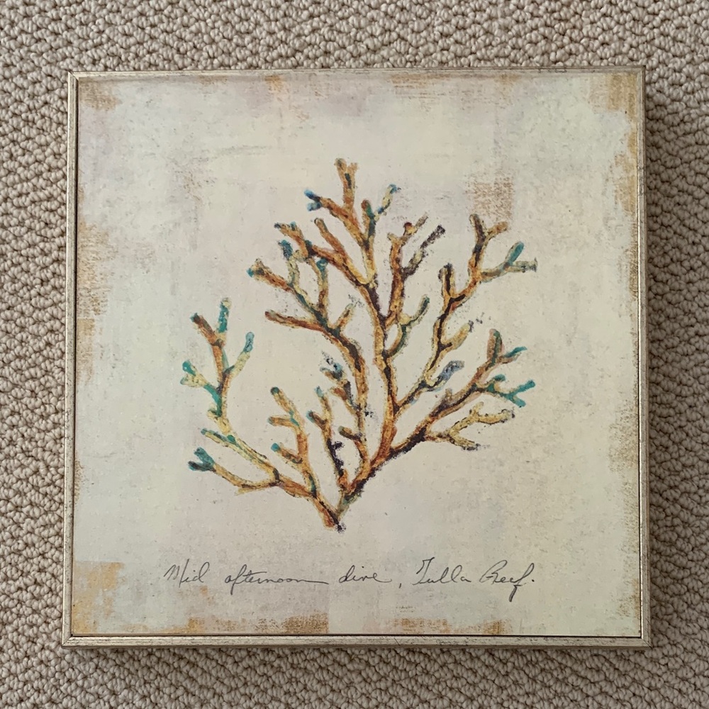 Coral wall art